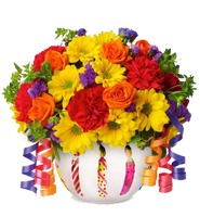 a colourful bouquet 